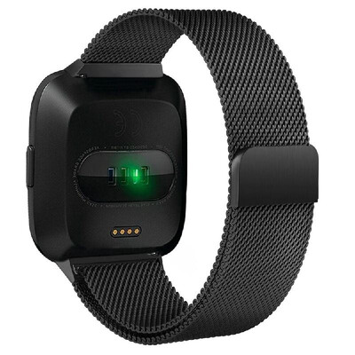 

Fitbit Versa Bands 24cm Stainless Steel Bracelet Strap with Unique Magnet Lock Accessories Bands for Women Bands for Men Wristband