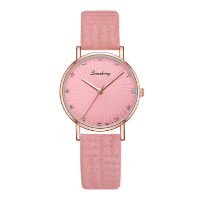 

New pu strap quartz watch fashion watch wholesale trend simple wild ladies watch