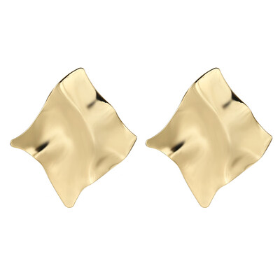 

Simple fashion gold color Silver plated geometric Long Circle earrings for women fashion big hollow drop earrings jewelry