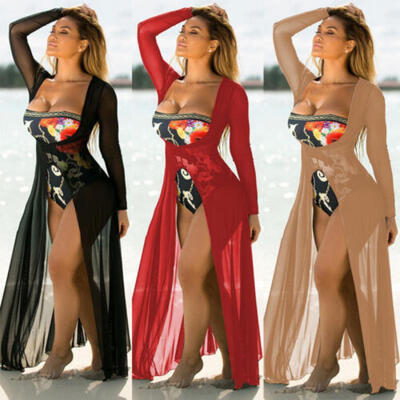 

Women Lace Crochet Bikini Cover Up Swimwear Bathing Suit Summer Beach Mini Dress