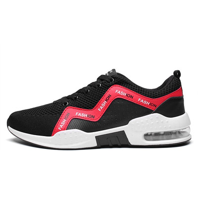 

Mens sports shoes mens Korean version of the trend of breathable mesh running shoes students lightweight air cushion non-slip wi