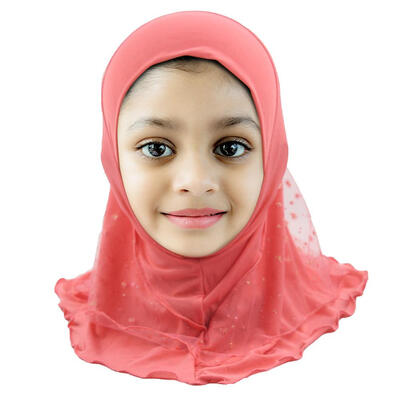 

Summer Children Gauze Muslim Headscarf Breathable Elastic Headwrap Caps
