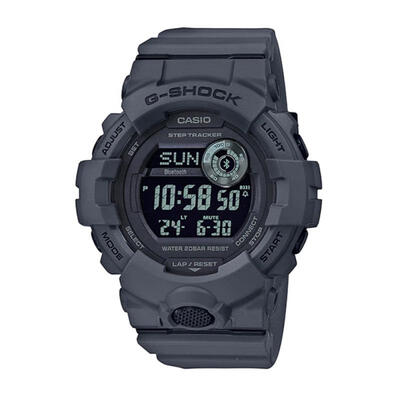 

Casio G-Shock GBD-800UC-8 Bluetooth Step Tracking Watch With Resin Strap - Gray