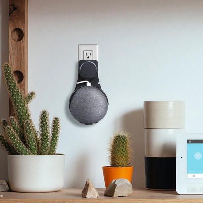 

Wall Outlet Mount Holder Hanger Stand Grip Google Home Mini Voice Assistants