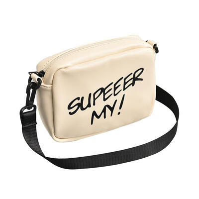 

Unisex Women Men Leather Zipper Crossbody Packs Messenger Shoulder Belt Bag