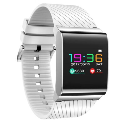 

LED Color Display Heart Rate Blood Press Monitor Data Sync Smart Wristband