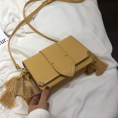 

Advanced sense of the sense of quality bag female 2019 new wave Korean version of the wild shoulder slung sleek minimalist small square bag