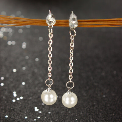 

New Brand Design Gold Color Wild Simulated Pearl Earrings For Women Personality Geometric Female Elegant Earring Accessories