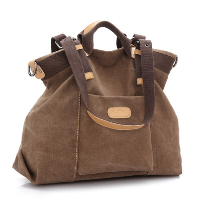 

Canvas bag ladys handbag shoulder bag fashion bag Korean version ladys bag oblique bag&large bag