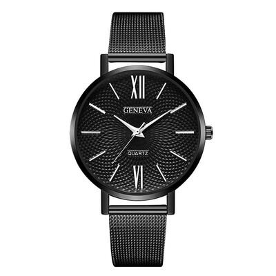 

Womens New Watches Geneva Luxury WomenS Thin Stainless Steel Strap Bracelet Band Analog Quartz WristWatch Watch Reloj Mujer