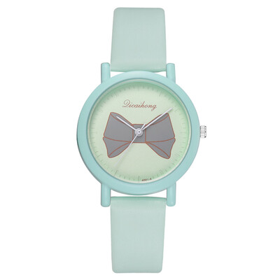 

Fashion trend bow mirror belt quartz watch college wind student watch