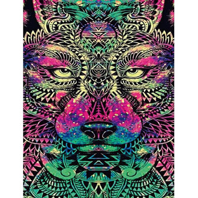 

5D DIY Special Shaped Diamond Painting Lion Cross Stitch Embroidery Mosaic