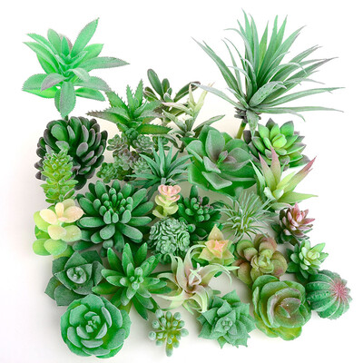 

Artificial Succulent Plant Concise Modern Home Office Table Decoration