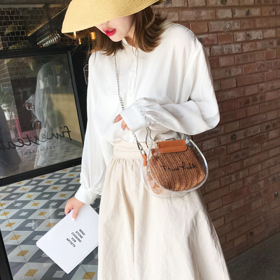 

Tailored 2Pcs Fashion Women Weave Feather Waterproof Bag Crossbody Bag Shoulder Bag