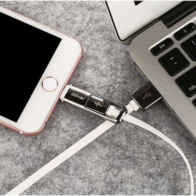

BH-SJX126 V8 2-in-1 Charge Cable 24A Lightning Type-c Fast Charging And Syncing Cord