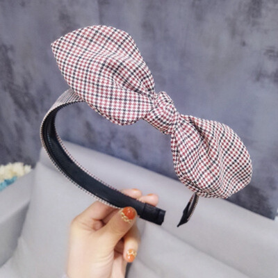 

Women Girl Floral Bowknot Headband Bohemian Retro Vintage Wristband Casual Ladies Hairband