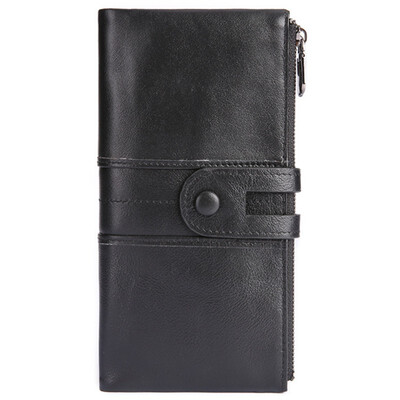 

Brand Bags men Stitching Genuine Leather multifunctional wallet mobile phone bag coin purse card holder day cowhide phone clutch