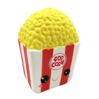 

Gotoamei Silly Cartoon Popcorn Charm Slow Rising Squeeze Pressure Stress Reliever Toys