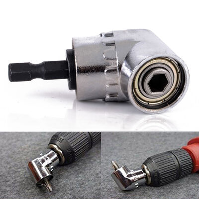 

1x 105 Angle 14" Extension Hex Drill Bit Screwdriver Socket Holder Adaptor Hot