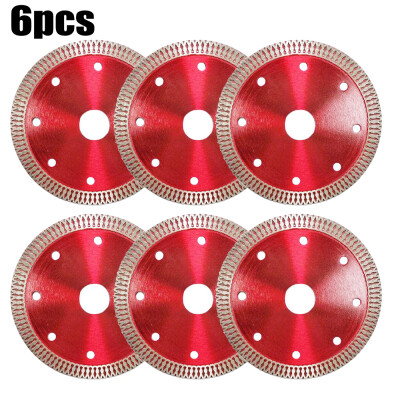 

6pcs 110mm Diamond Saw Blade Cutting Discs Concrete & Stone For Angle Grinder