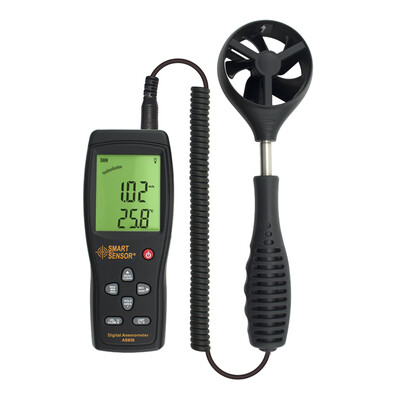 

Xima split anemometer high precision digital anemometer wind instrument wind speed wind temperature air volume measuring instrument with USB interface AS856