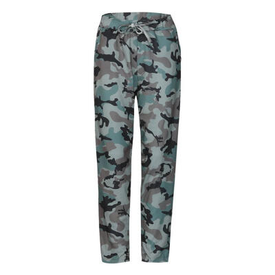 

Women Sweatpants Camo Print Slim Fit Pockets Drawstring Casual Trousers