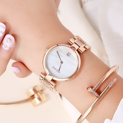 

Fashion watch Korean casual steel belt girls watch trend waterproof quartz womens watch
