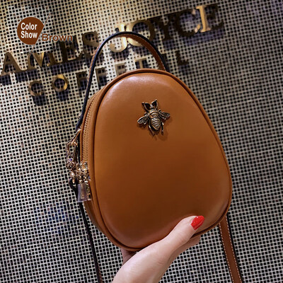 

Beibaobao Bee Messenger Bags For Women High Quality Lady Shoulder Packet Multi-layer Pocket For Girls 3 Zipper Crossbody Packets