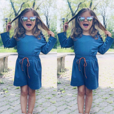 

2PCS Toddler Baby Girls Autumn Clothes Long Sleeve Cotton Tops Pants Outfits