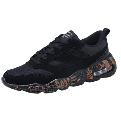

New Men Shoes Flat Men Summer Outdoor Mesh Breathable Air Cushion Shoes Vintage Sneakers Casual Solid Fashion Mesh Shoes