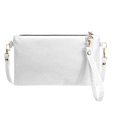 

Women Zipper Shoulder Coin Bag PU Sequins Crossbody Mini Clutch Wristlets