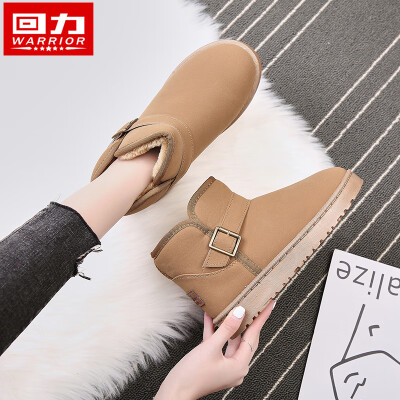 

Snow boots womens short tube 2019 new boots winter velvet thicker warm cotton shoes 100 anti-skid boots