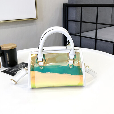 

Tailored Fashion Lady Transparent Jelly Handbag Shoulder Bag Messenger Bag Clutch Bag