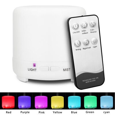 

Ultrasonic Aroma Humidifier120200300500ml Aromatherapy Essential Oil Diffuser Cool Mist Humidifier for Home Yoga Office Spa