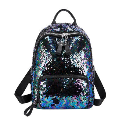 

Glitter Backpack Women Sequins Travel Shoulder Bags Girls Shiny School Bags