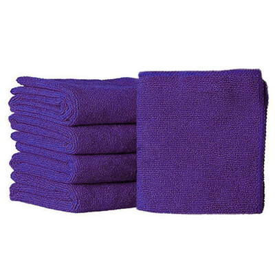 

5pcs Soft Thick Absorbent Wash Cloth Car Auto Care Microfiber Clean Towels
