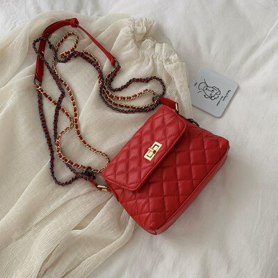

Advanced sense bag Western style texture handbag new 2019 Korean version of the tide fashion shoulder bag rhombic chain diagonal package