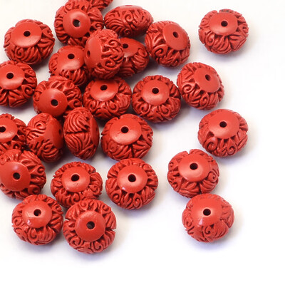 

Rondelle Cinnabar Beads FireBrick 1516x910mm Hole 2mm