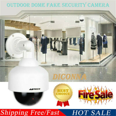 

Dummy Camera Outdoor Dome Fake Security Camera With Blinking Light