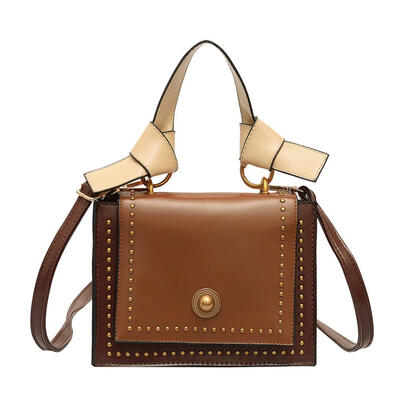 

Girls Rivet Crossbody PU Leather Handbags Women Shoulder Messenger Bags
