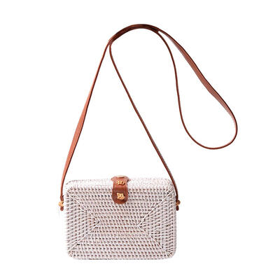 

Vintage Rattan Straw Bag Woven Summer Beach Women Shoulder Crossbody Bags