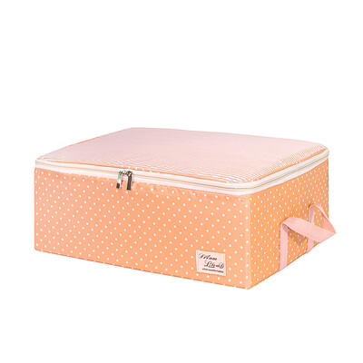 

Western SIVIN cherry red storage box fabric storage box with cover clothes storage box storage folding box storage box wardrobe storage