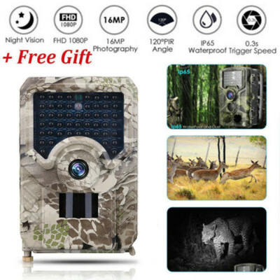

16MP 1080P HD Video Hunting Camera Night Vision LED IR Trail Cam Trap