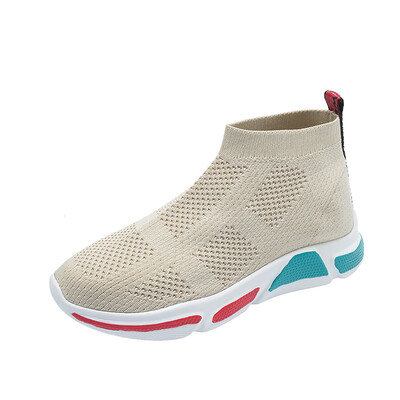 

Stretch socks shoes womens shoes summer loafers high-heeled shoes knitted Korean fashion casual sports shoes tide shoes