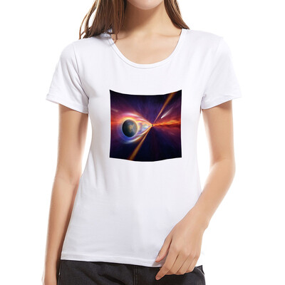 

Roseonmyhand Ladies Casual Fashion Creative Print Short-Sleeved T-Shirt Parent-Child Mother