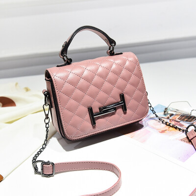 

New Chaozhou Korean version of ladiesbags with small oblique bags single shoulder bags Ling lattice chain bags all kinds of ba