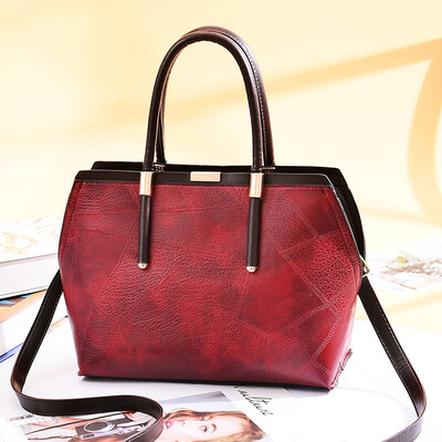 

2019 handbags summer new European&American fashion handbag PU leather big bag shoulder Messenger bag