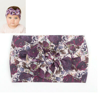 

Newborn Headwrap Baby Elastic Headband Nylon Hairband Headwear Girl Turban