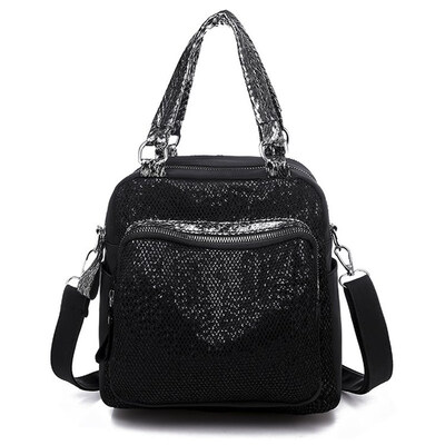 

Retro three-purpose shoulder bag ladies recreational Japanese&Korean wind single shoulder inclined hand-held Backpack Travel B