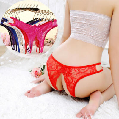 

Womens Lace Panties Briefs Underwear Lingerie Knickers Thongs G-String Bowknot